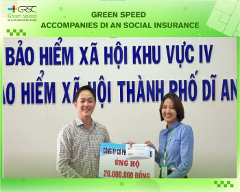 Green Speed Joins Hands with Dĩ An City Social Insurance, Spreading the Value of Sharing within the Community