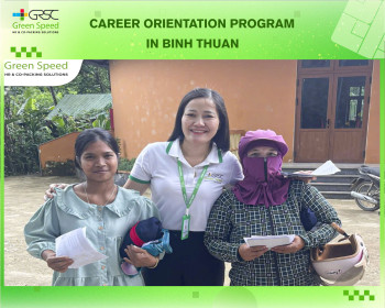 Green Speed successfully hosts a career guidance program for residents of Đông Giang Commune, Bình Thuận Province