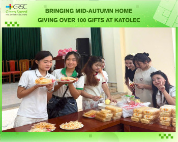 Bringing the Mid-Autumn Festival Home with Green Speed – Over 100 Gifts Delivered to Workers at Katolec Vietnam