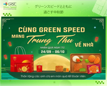 Green Speedとともに、中秋のぬくもりをご家庭へ