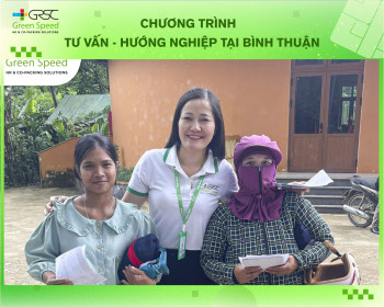 Green Speed tổ chức thành công buổi tư vấn - hướng nghiệp cho người dân tại xã Đông Giang, Bình Thuận