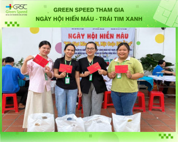 Green Speed tham gia Ngày hội Hiến máu - Trái tim xanh