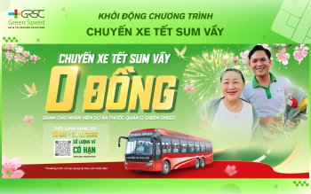 Tết 2026 – Mở đăng ký chuyến xe Tết sum vầy 0 đồng dành cho nhân viên Green Speed