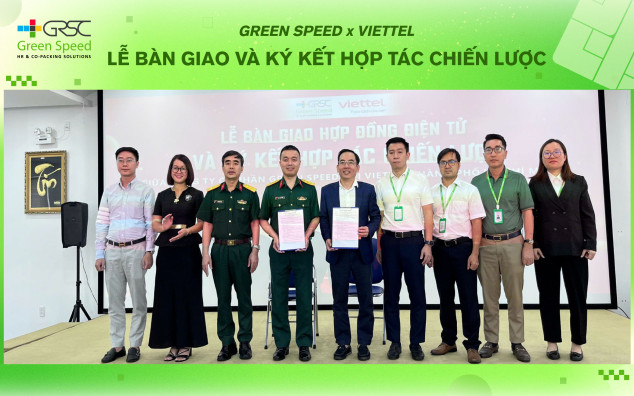Lễ bàn giao hợp đồng điện tử và ký kết hợp tác chiến lược giữa Green Speed và Viettel