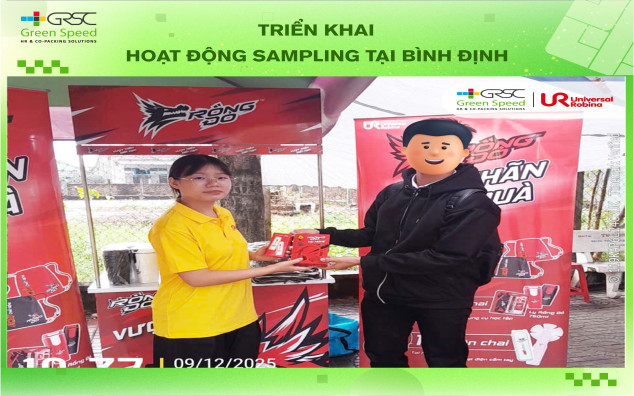 Green Speed triển khai hoạt động sampling tại Bình Định - Ghi dấu những khoảnh khắc sôi động