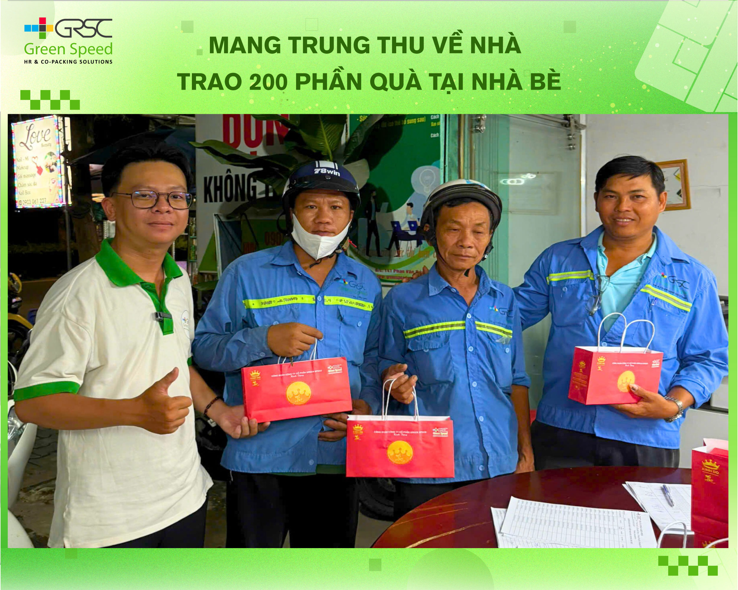 Cùng Green Speed mang Trung Thu về nhà - Hơn 200 phần quà trao tay tại Nhà Bè