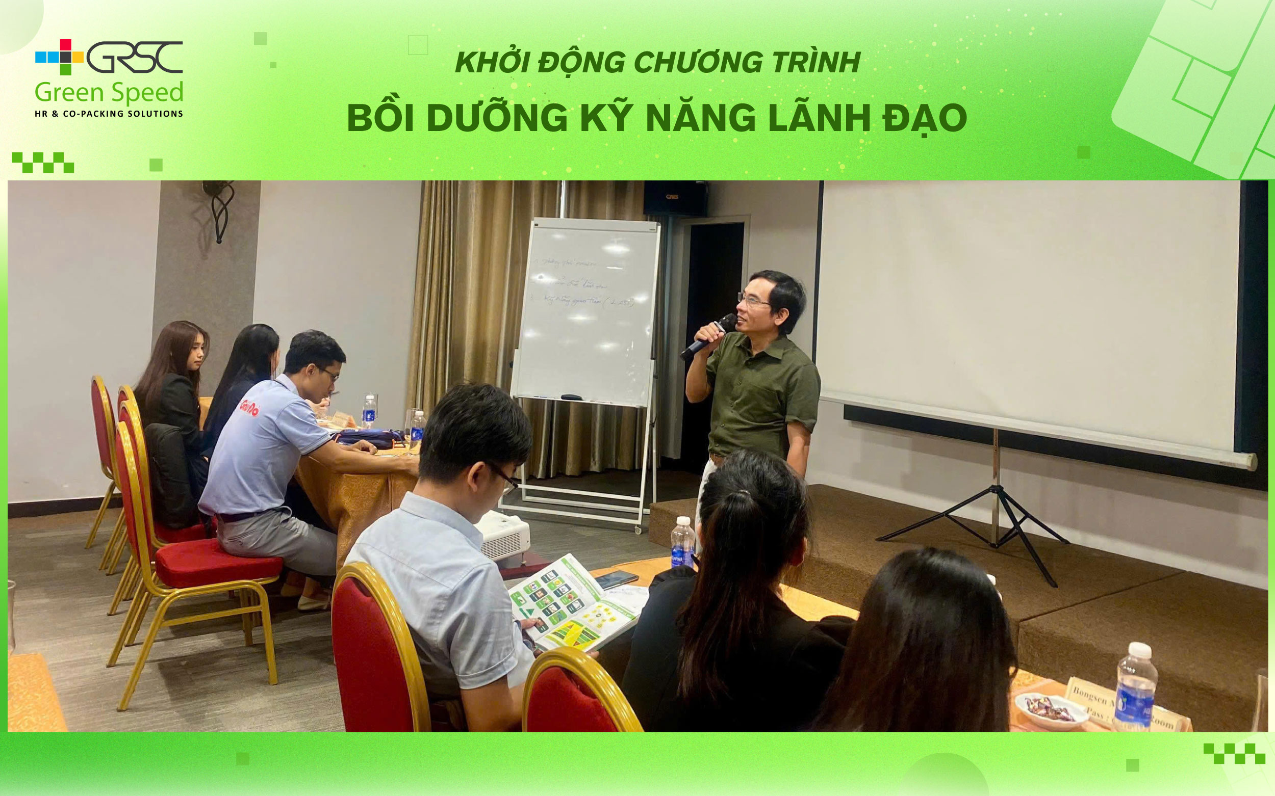 Khởi động chương trình bồi dưỡng kỹ năng lãnh đạo dành cho thành viên Green Speed