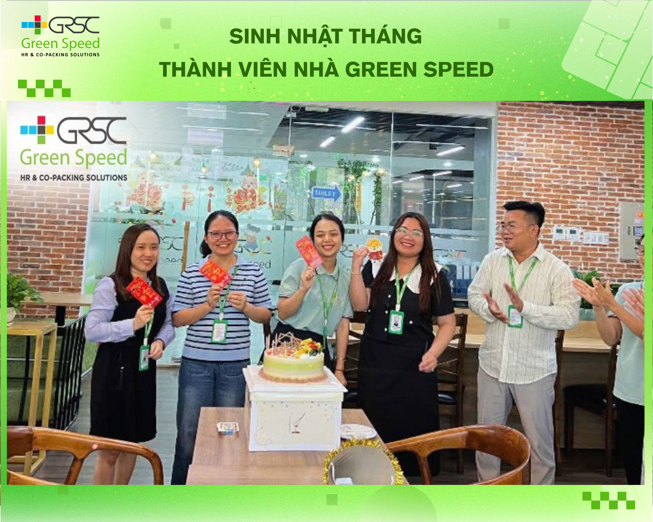 Sinh nhật tháng cho các thành viên cùng Green Speed